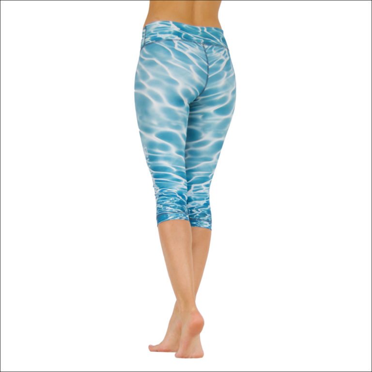 green tea capri yoga pants