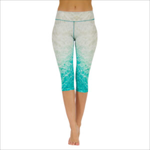Niyama Yoga Pants Capri Beach - Italian fabric, Made in Europe